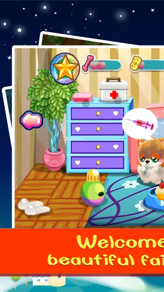 Capturas de pantalla de Puppy Doctor:Princess learning to be a doctor to take care of the babyFree Games