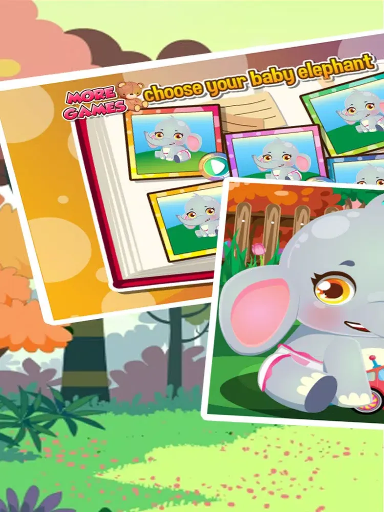 Baby Drawing:Care Animal Feeding games iPad  Screenshots