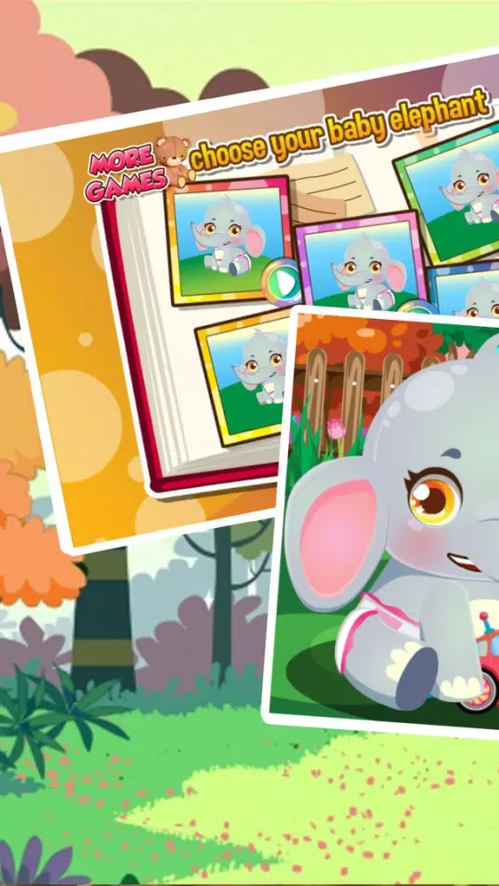 Baby Drawing:Care Animal Feeding games Screenshots