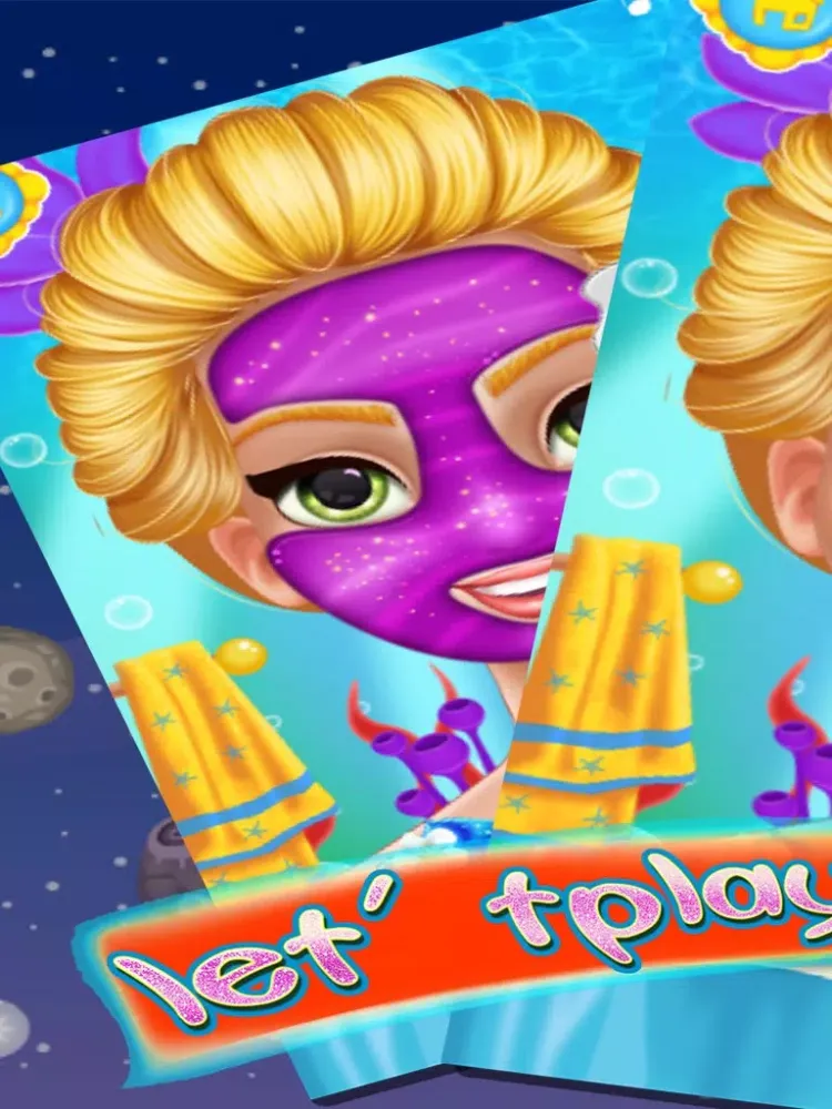 Ảnh chụp màn hình của Baby Mermaids:Puzzle games for children iPad 