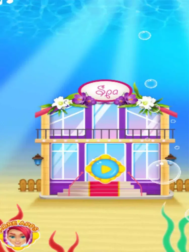 Ảnh chụp màn hình của Baby Mermaids:Puzzle games for children iPad 