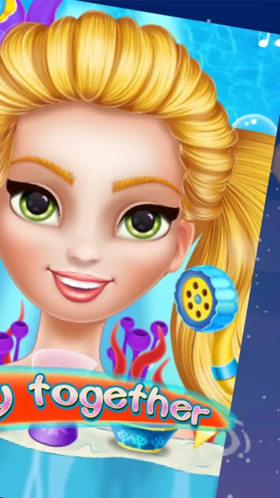 Ảnh chụp màn hình của Baby Mermaids:Puzzle games for children