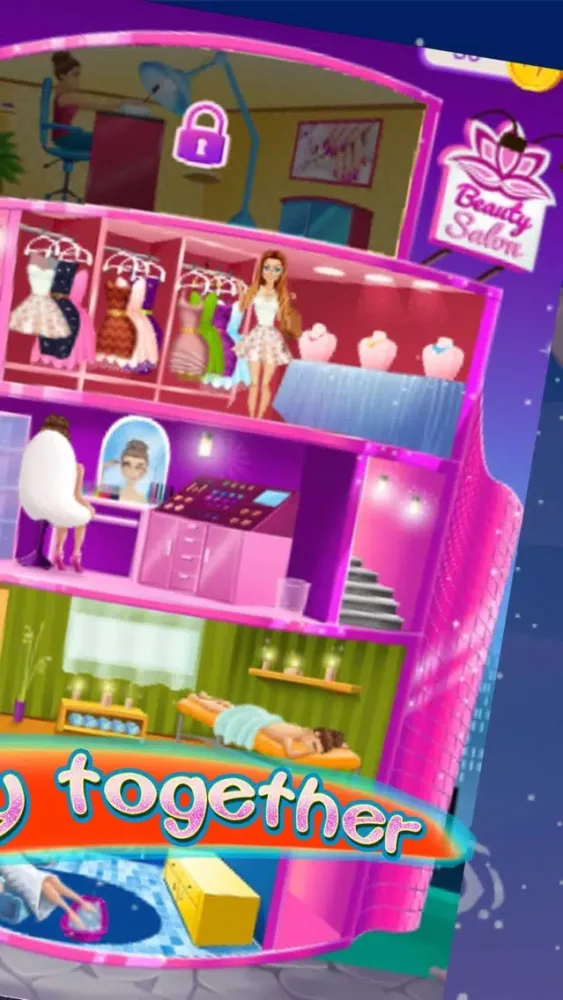 Zrzuty ekranu The girls Sharon Center:Make Up Games for girls