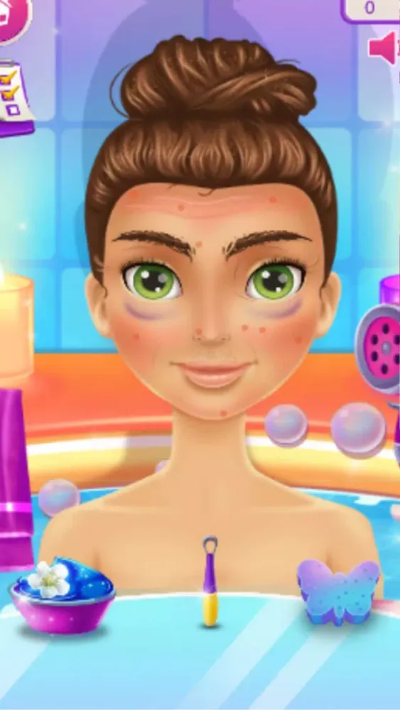 Zrzuty ekranu The girls Sharon Center:Make Up Games for girls