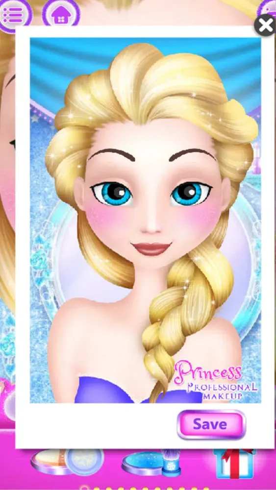Fashion Girl Makeup Love:makeup baby hair makeover fashion Masquerade应用截图