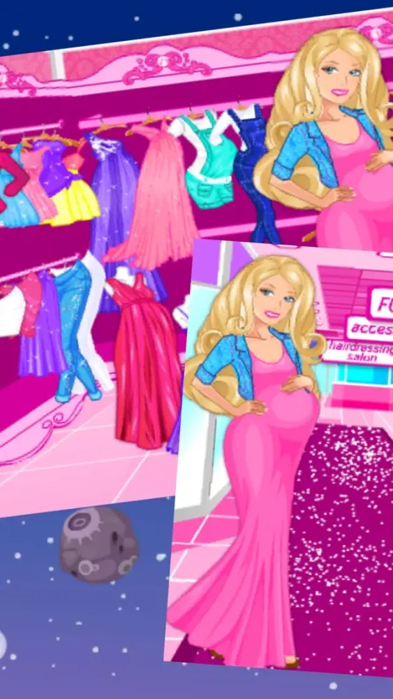 ภาพหน้าจอของ Fashion Mom Shopping:girls educational makeup game