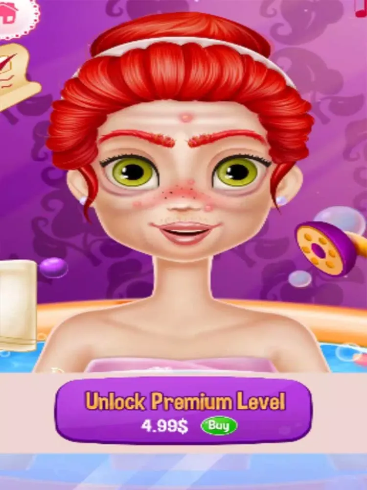 Captures d'écran de Girl Baby Girl makeup game:Make Up Games for girls iPad 