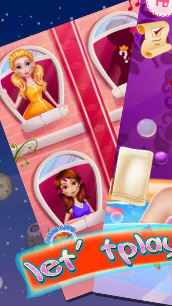 Captures d'écran de Girl Baby Girl makeup game:Make Up Games for girls