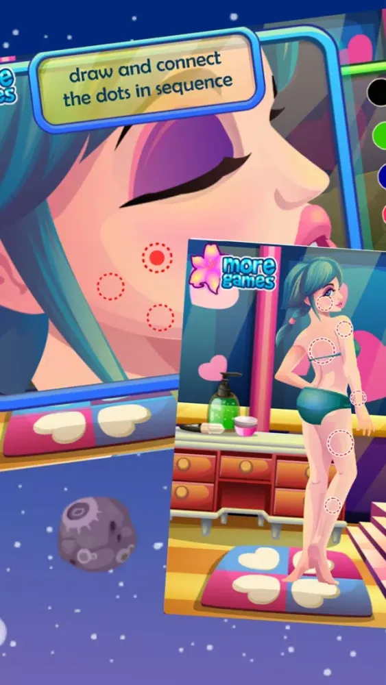 lass tattoo artist:Girls Makeup,Dressup,Makeover Screenshots