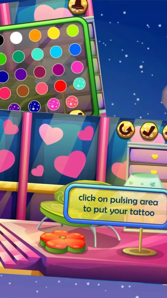 lass tattoo artist:Girls Makeup,Dressup,Makeover Screenshots