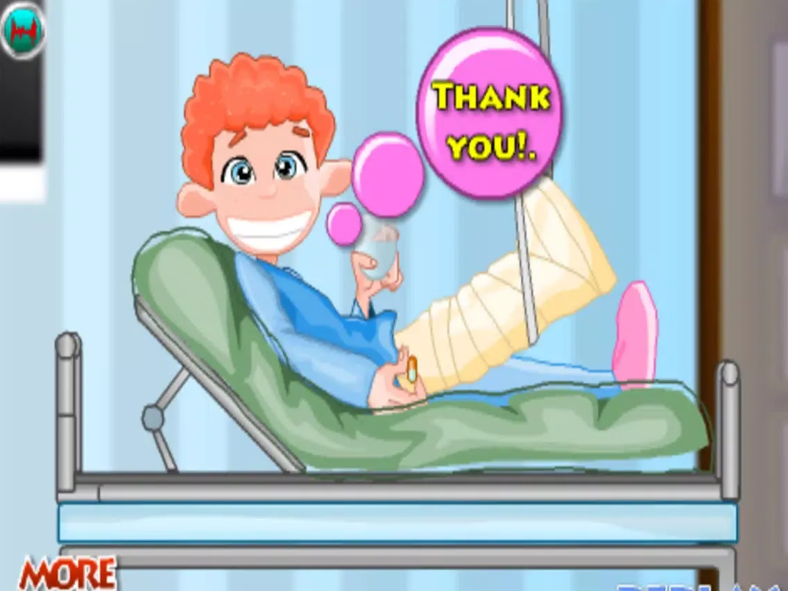 Baby Leg Injury:Girls Makeup,Dressup,Makeover iPad  Screenshots