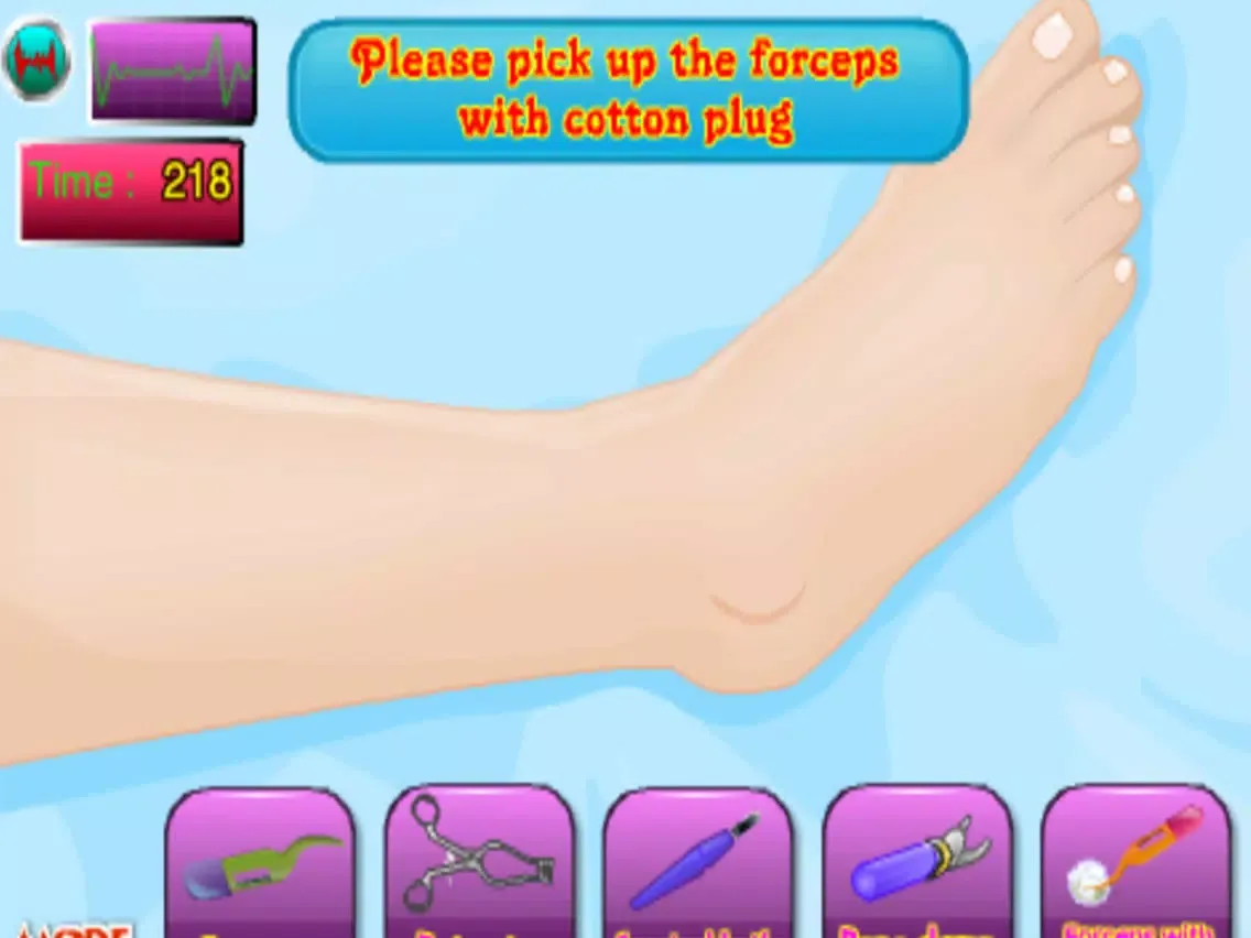 Baby Leg Injury:Girls Makeup,Dressup,Makeover iPad  Screenshots