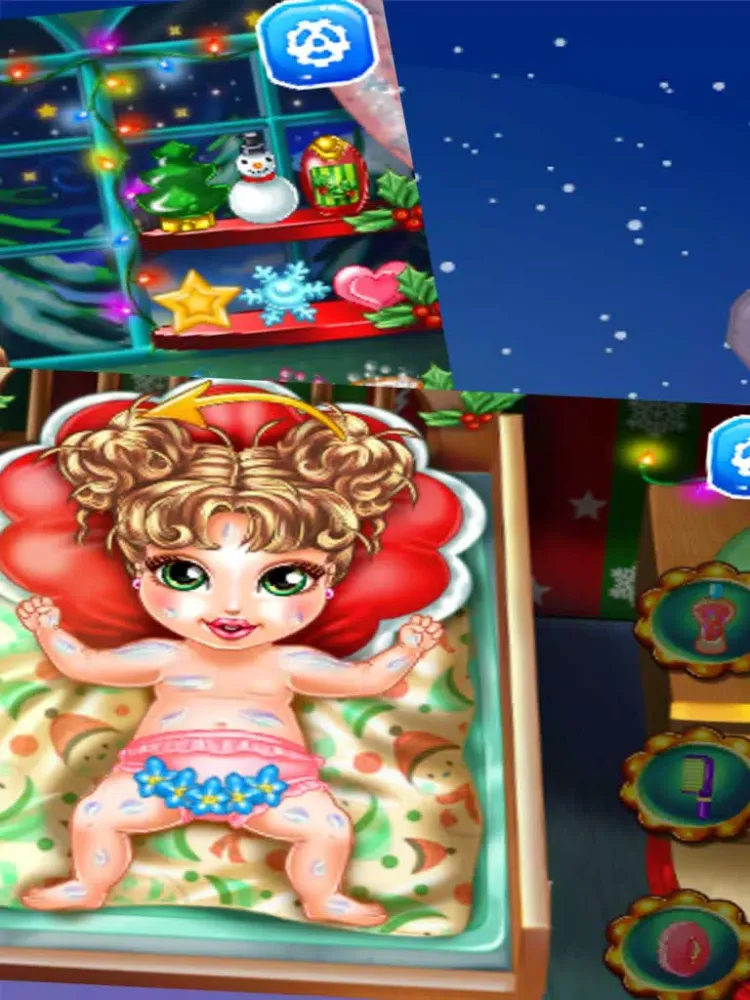 Beautiful Christmas tree:Kids Free Games iPad 应用截图