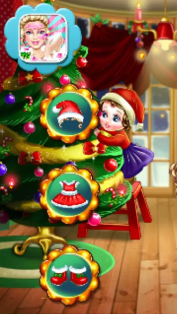 Beautiful Christmas tree:Kids Free Games应用截图