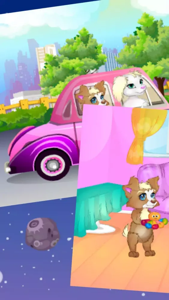 Zrzuty ekranu Pets go for a drive:Puzzle games for children