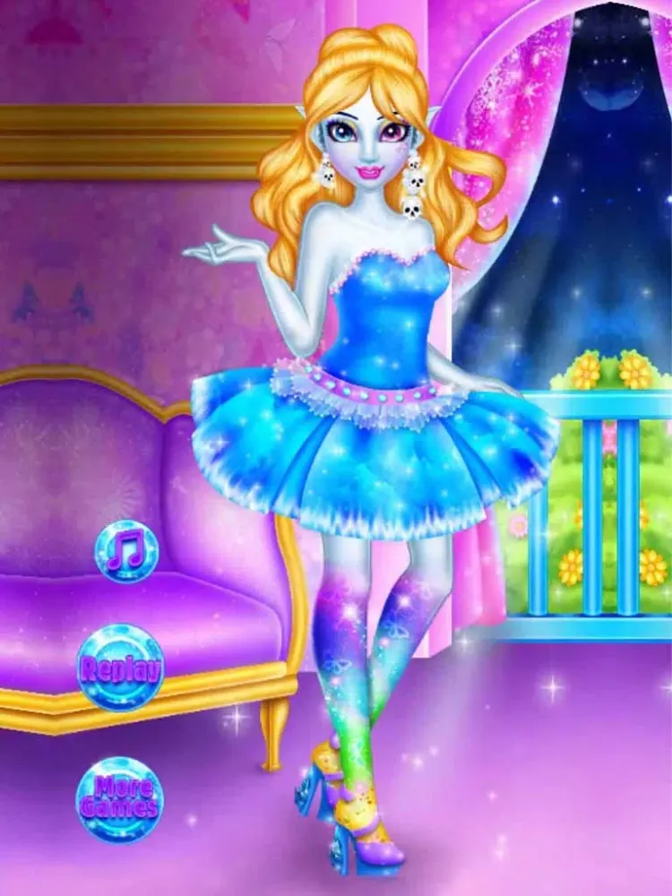 Скриншоты A Monster Super Girl:Princess Hair Salon & Makeover Games iPad 