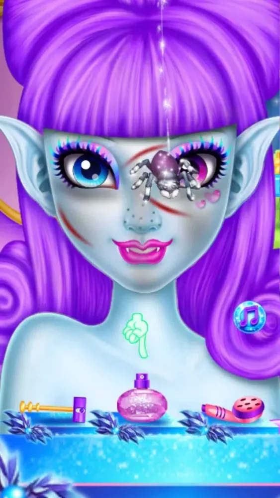 Скриншоты A Monster Super Girl:Princess Hair Salon & Makeover Games