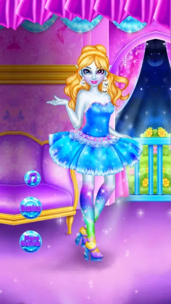 Скриншоты A Monster Super Girl:Princess Hair Salon & Makeover Games