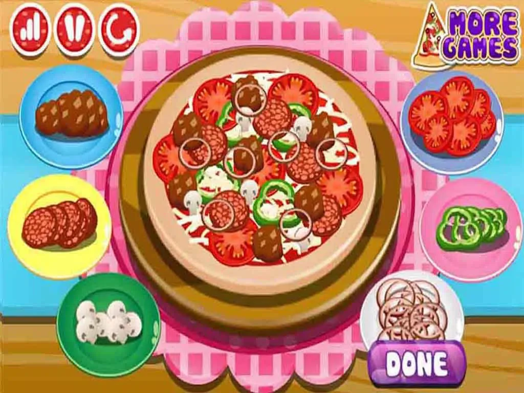 Zrzuty ekranu Child Restaurant Pazza-EN iPad 