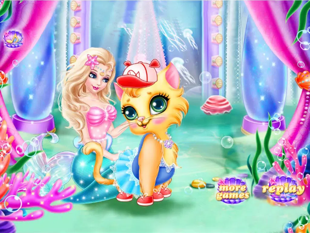 Capturas de tela do My Pet Cat Care : Fun Hair Salon & Makeover Games for Girls iPad 