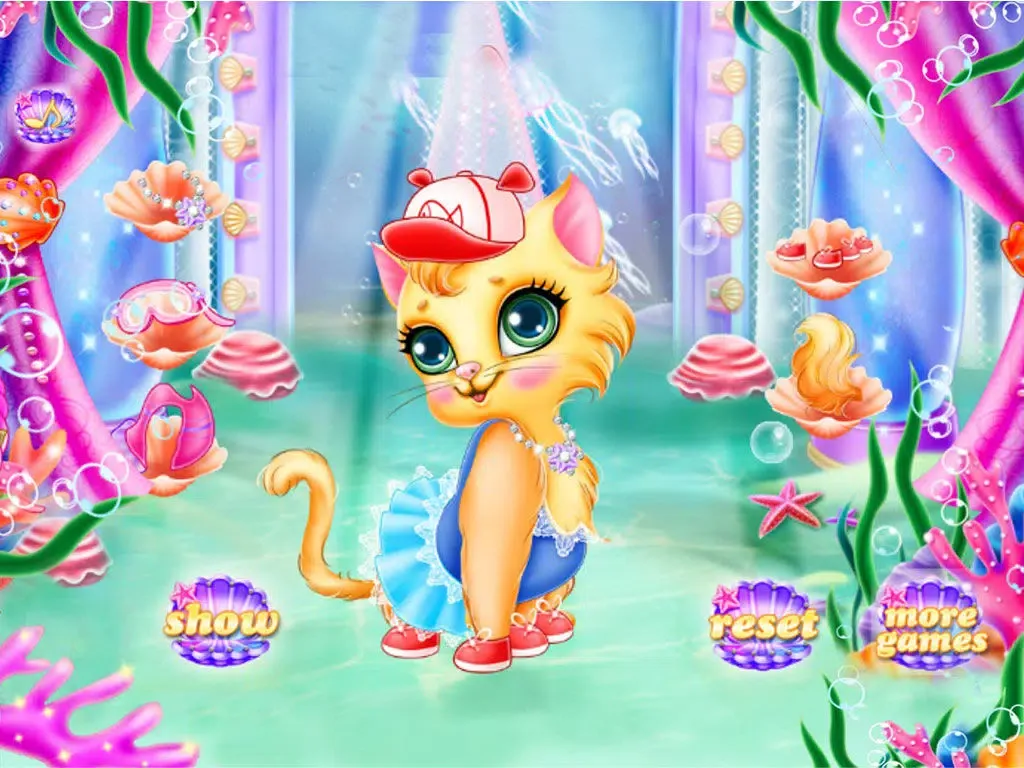 Capturas de tela do My Pet Cat Care : Fun Hair Salon & Makeover Games for Girls iPad 