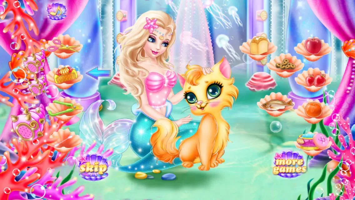Capturas de tela do My Pet Cat Care : Fun Hair Salon & Makeover Games for Girls