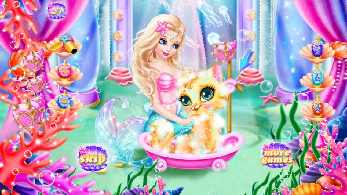 Capturas de tela do My Pet Cat Care : Fun Hair Salon & Makeover Games for Girls
