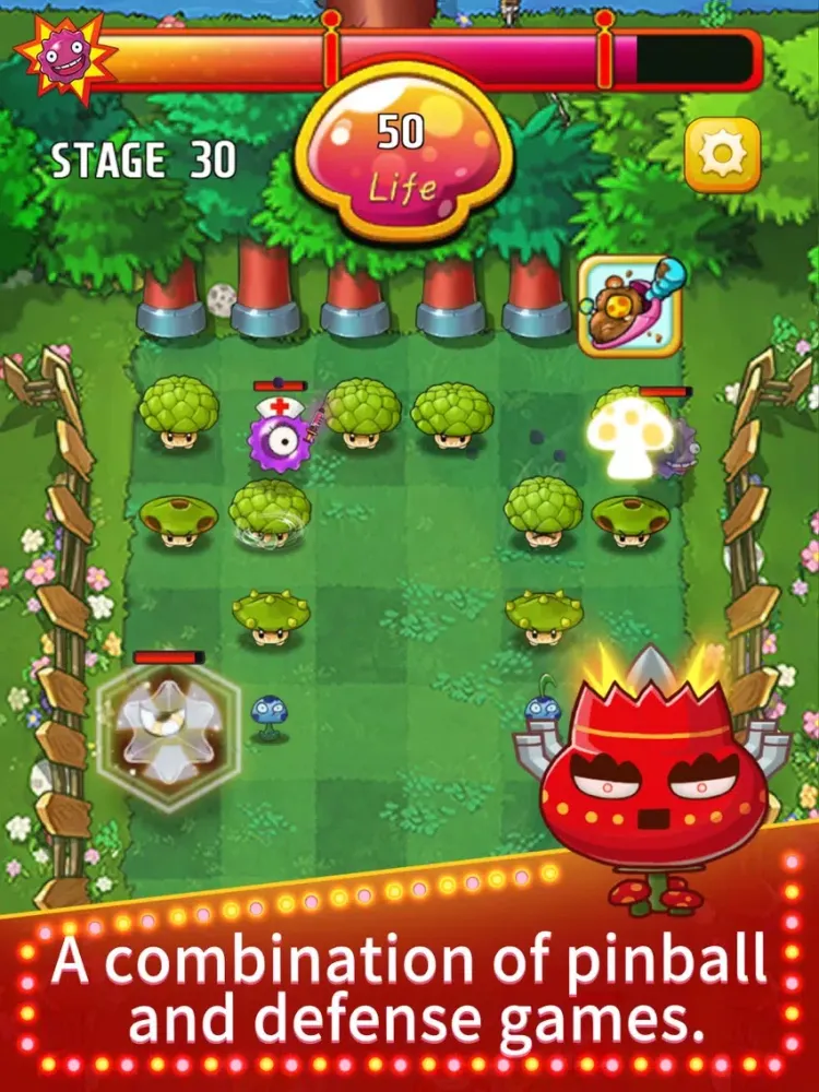 Super Mushroom VS Bacteria iPad 应用截图