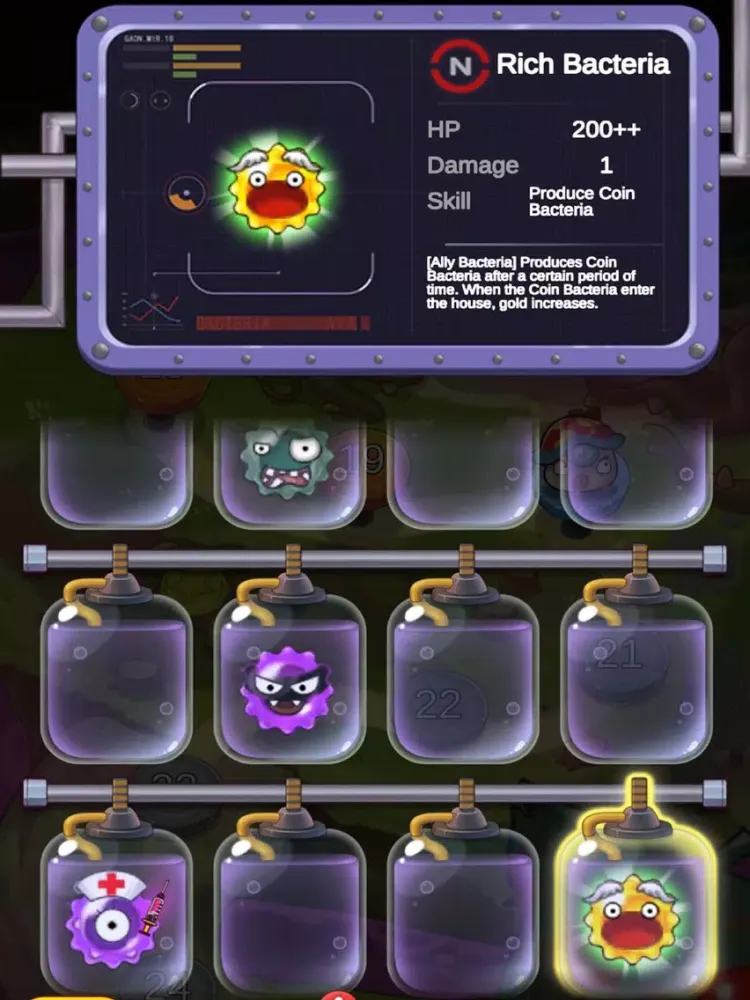 Super Mushroom VS Bacteria iPad 应用截图
