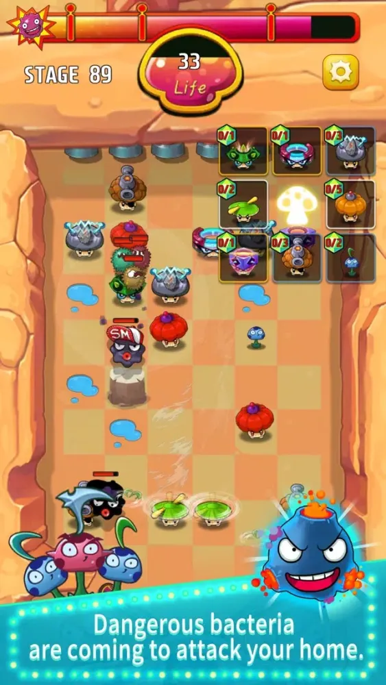 Super Mushroom VS Bacteria应用截图