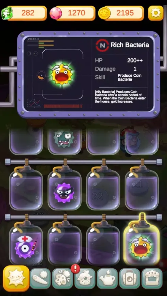 Super Mushroom VS Bacteria应用截图