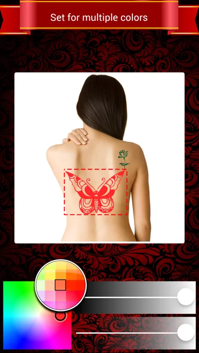ภาพหน้าจอของ Tattoo photo editor studio - piercing and inked tattoos designs from real artist salon for girls and boys