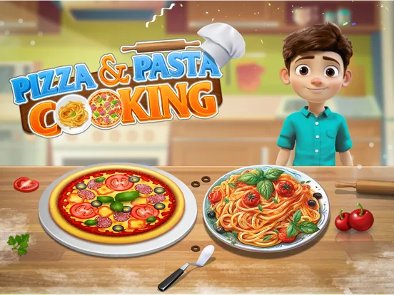 Скриншоты Pizza And Pasta Chef Games iPad 
