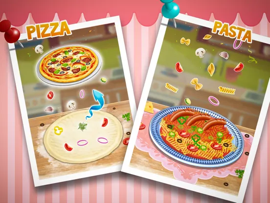 Скриншоты Pizza And Pasta Chef Games iPad 