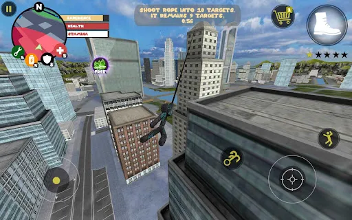 Stickman Rope Hero 스크린샷