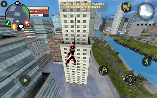 Stickman Rope Hero 스크린샷
