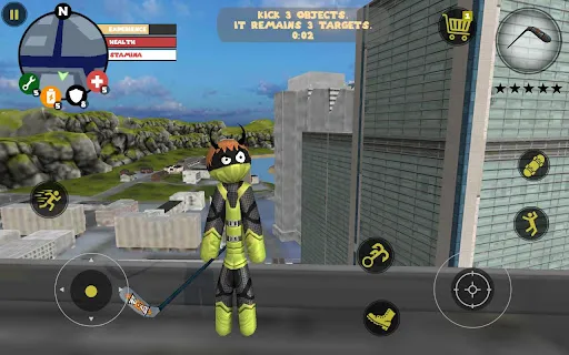 Stickman Rope Hero 스크린샷