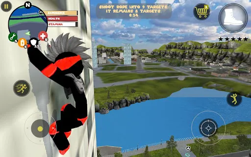 Stickman Rope Hero 스크린샷