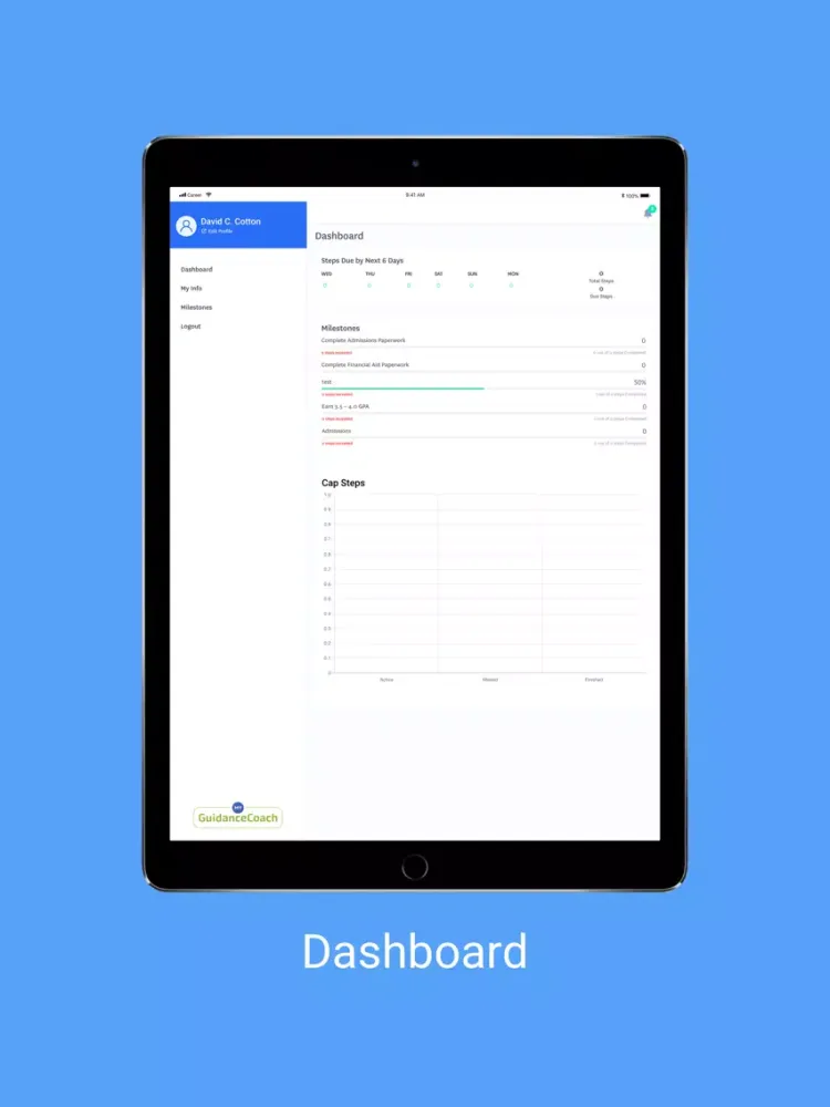 Career Action Plan (CAP APP) iPad 應用截圖