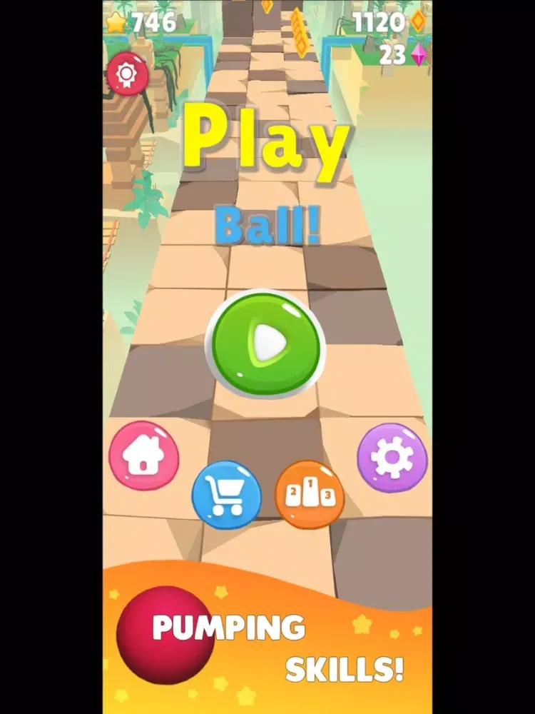 PlayBall: Rolling Ball Game iPad  Screenshots