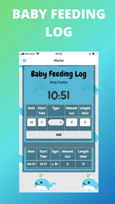Baby Feeding Log App應用截圖