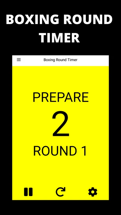 Boxing Round Timer App Screenshots