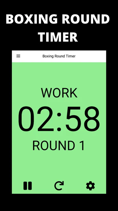 Boxing Round Timer App Screenshots