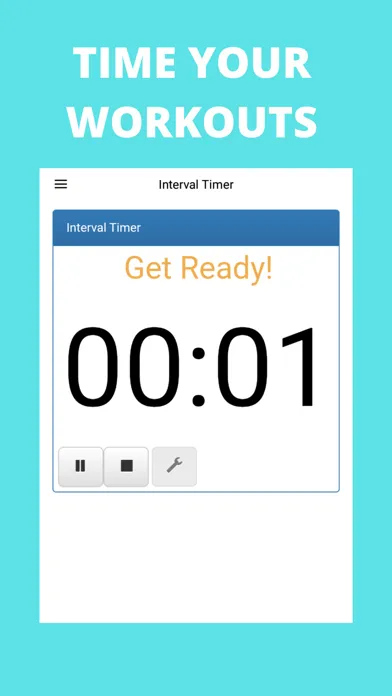 Tangkapan layar Interval Timer Workout App