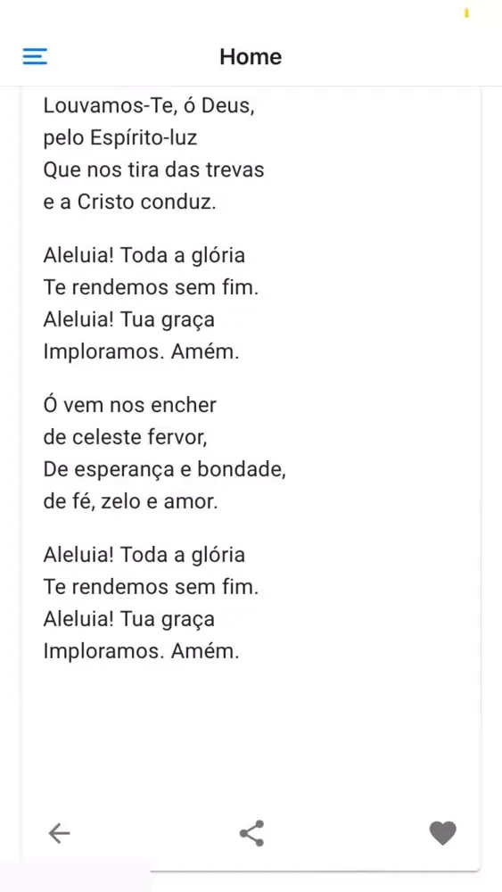 Novo Hinario Adventista App 스크린샷