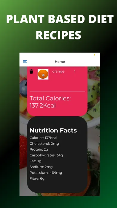 Captures d'écran de Plant Based Diet Recipes App