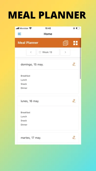 Tangkapan layar Recipes Organizer