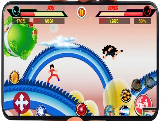 Tangkapan skrin Stickhero - Master Fire iPad 