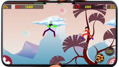 Tangkapan skrin Stickhero - Master Fire