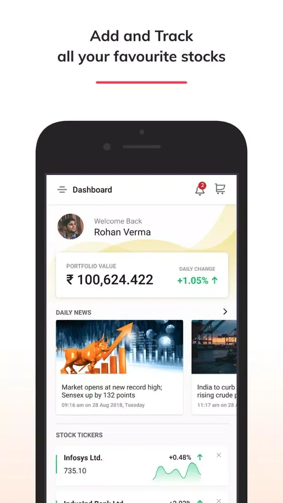 moneyguru: Mutual Fund App Screenshots